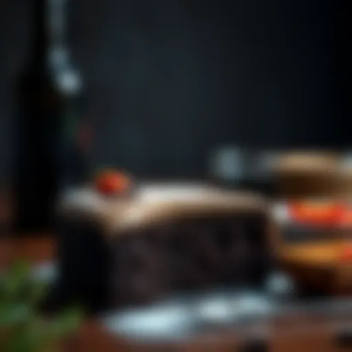 Decadent stout chocolate cake with rich frosting