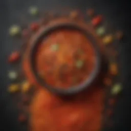 Close-up of Tajin seasoning with vibrant colors