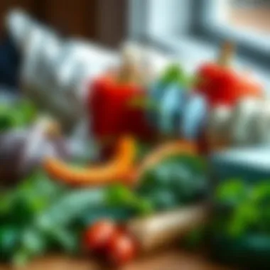 Fresh Ingredients for Keto Recipes A variety of fresh ingredients suitable for keto cooking