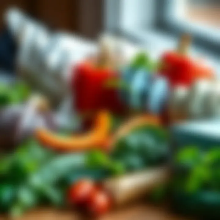 Fresh Ingredients for Keto Recipes A variety of fresh ingredients suitable for keto cooking