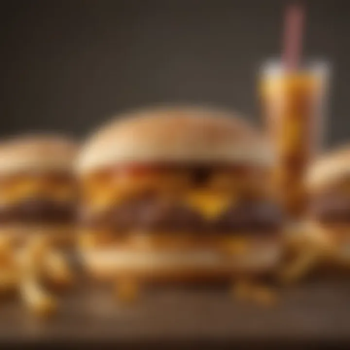A vintage McDonald's advertisement featuring the Quarter Pounder.