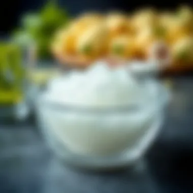 Clear gel cornstarch in a transparent dish