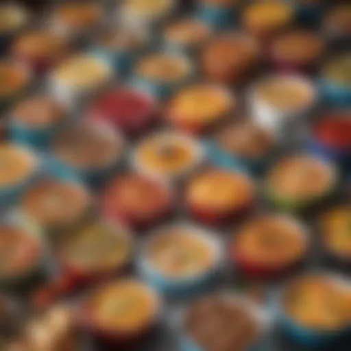 A vibrant assortment of Pillsbury casserole dishes