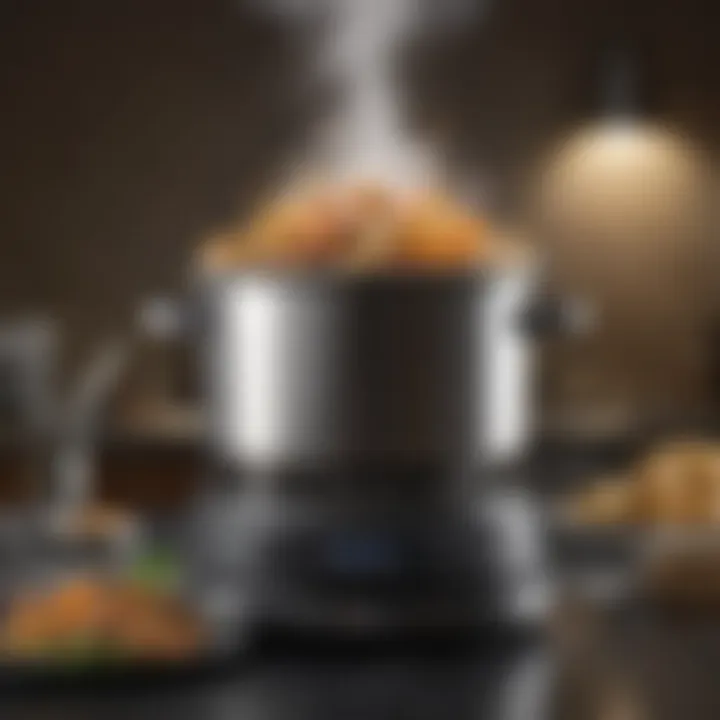 Innovative pot design with an integrated steamer mechanism