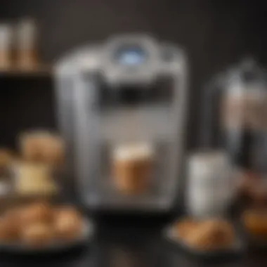 Keurig Machine Elegance An elegant setup of a Keurig machine with ingredients for crafting unique beverages