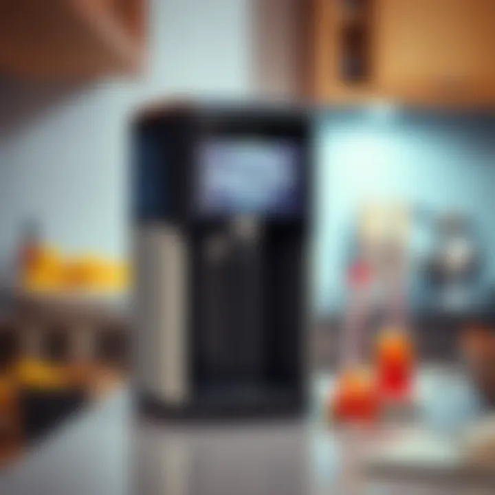 Innovative Soda Maker Design for Home Use Soda maker on a kitchen countertop