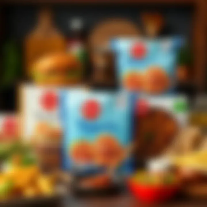 Vibrant display of Tyson kits showcasing various culinary themes