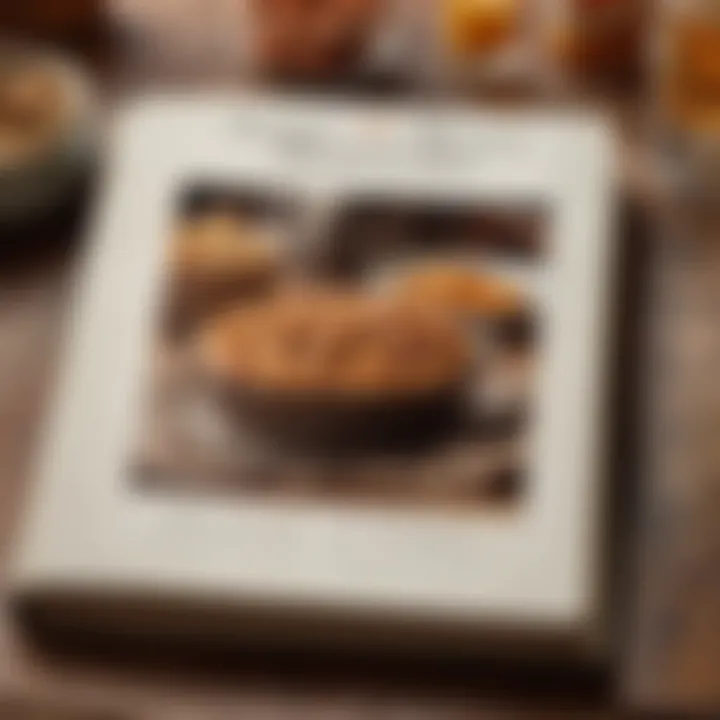 A close-up of a vintage cookbook page featuring a classic Southern recipe