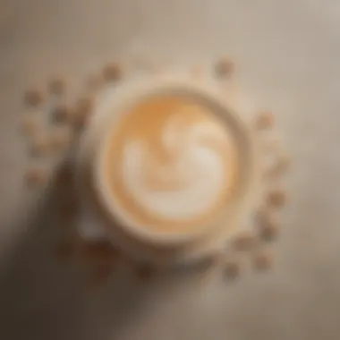 Ingredients of Caramel Macchiato Creamer Flat lay of ingredients used in Walmart's Caramel Macchiato Creamer