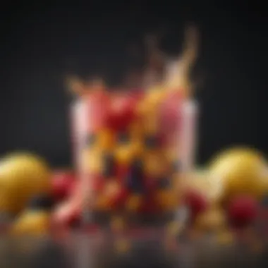 Vibrant Fruit Blend A colorful fruit blend showcasing various ingredients