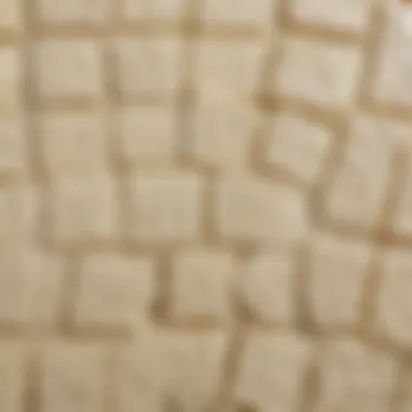 Glossy Texture of White Chocolate Covered Matzo A close-up view of white chocolate covered matzo, showcasing its glossy finish and texture.