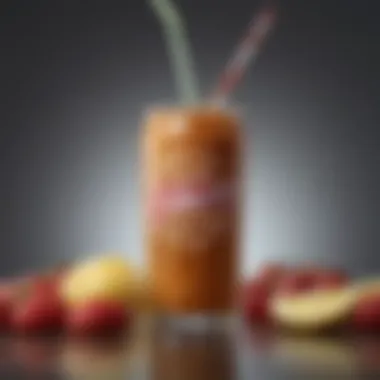The Rise of Calorie-Free Beverages A conceptual image illustrating the trend of calorie-free beverages