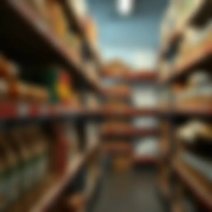 Effective Inventory Management Techniques An infographic showcasing inventory management strategies for food pantries.