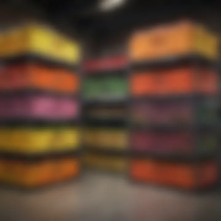Color-coded food storage crates for enhanced organization
