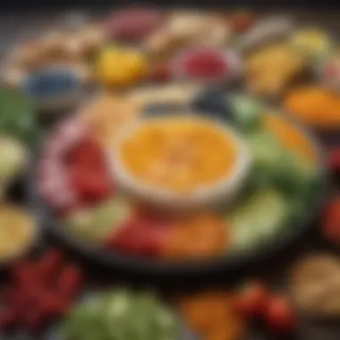 Metabolism-Boosting Foods Colorful array of metabolism-boosting foods