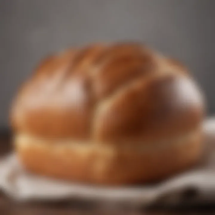 Close-up of freshly baked bread from the Virtuoso Plus