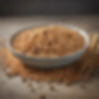 A beautifully arranged plate of whole grains and legumes