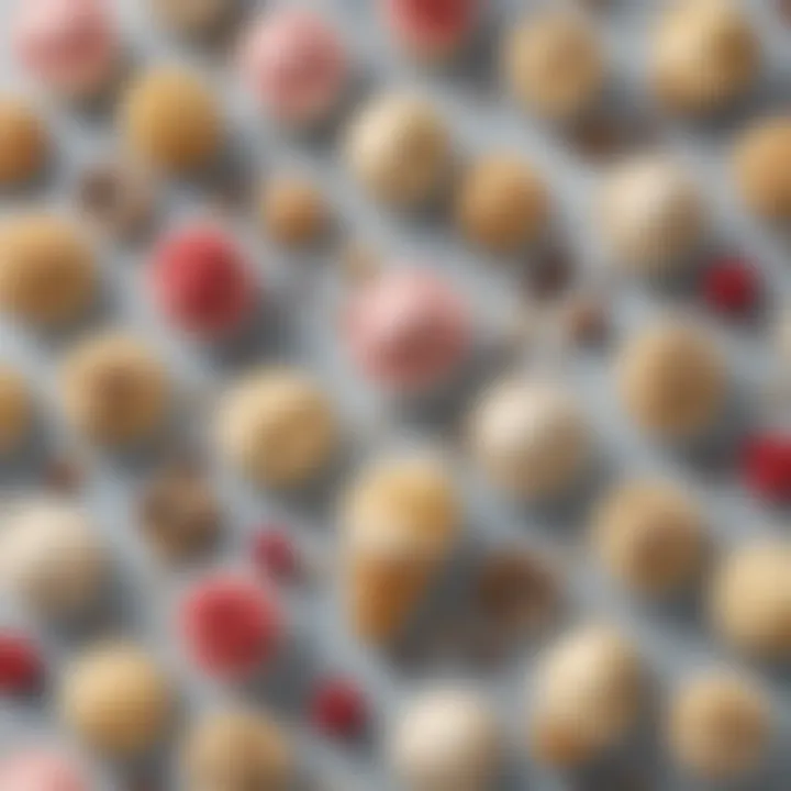 An infographic showcasing the ingredients of Haagen Dazs vegan ice creams.