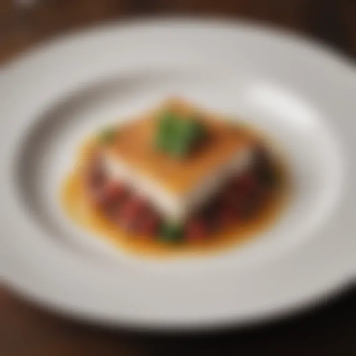A beautifully plated healthy dish from a popular NYC restaurant