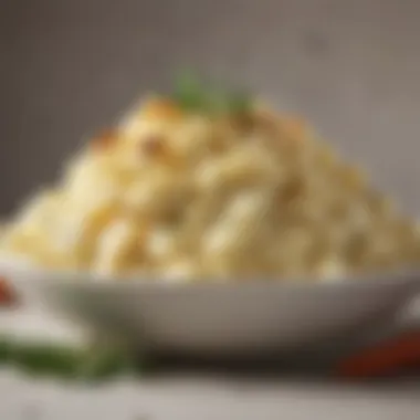 Creamy mashed potatoes with a twist