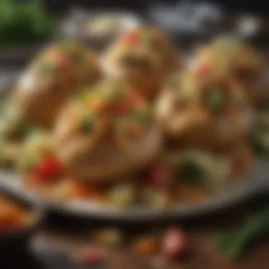 Vegetable-Stuffed Potatoes Stuffed potatoes overflowing with vegetables