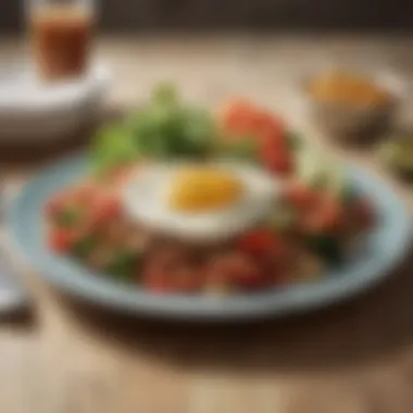 Sustainable Eating Habits A balanced plate with healthy portions