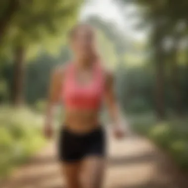 Embracing Physical Activity for Health An individual engaging in outdoor fitness activity