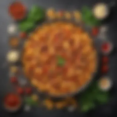 Vibrant Ingredients of Sausage Rigatoni Close-up of vibrant ingredients for HelloFresh Sausage Rigatoni