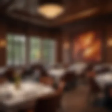 Sophisticated Ambiance of Phoenix's High-End Dining Luxurious restaurant interior highlighting sophisticated ambiance