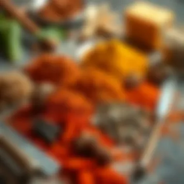 Spices to Elevate Everyday Dishes An array of spices and seasonings for flavor enhancement