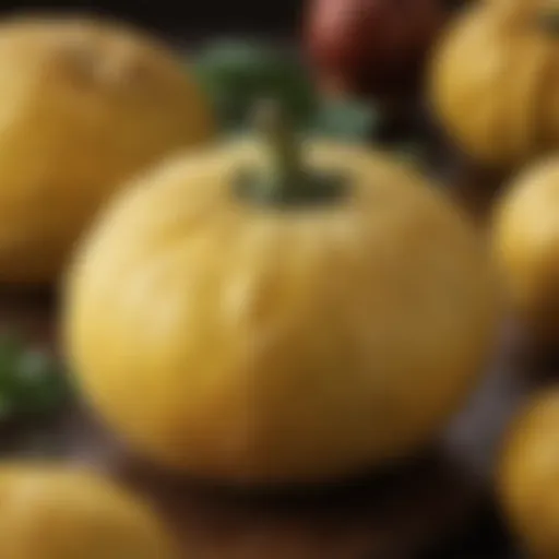 Freshly harvested spaghetti squash with vibrant yellow skin
