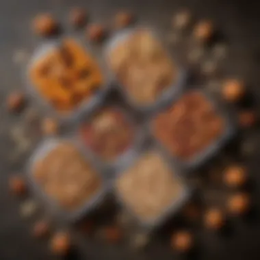Nutritious Snack Packs for the Trail A collection of portable snack packs featuring nuts and fruits