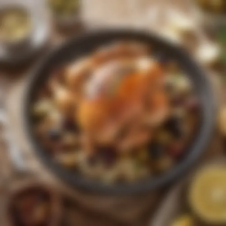 Mediterranean-style baked chicken with olives and feta
