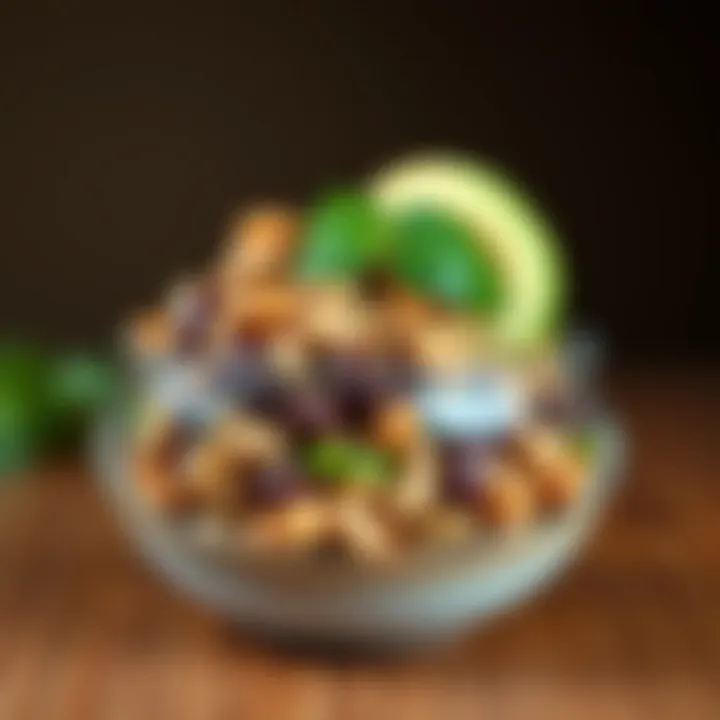 Pinto Bean and Quinoa Bowl A delicious pinto bean and quinoa bowl topped with fresh herbs