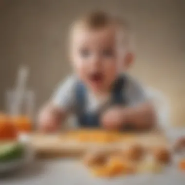 Signs of Readiness for Solid Foods Infant showing signs of readiness for solids