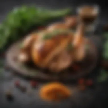 An array of spices and herbs perfect for enhancing chicken flavors in keto recipes