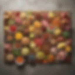 Variety of keto-friendly foods arranged aesthetically