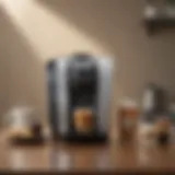 Keurig coffee maker showcasing various filter types