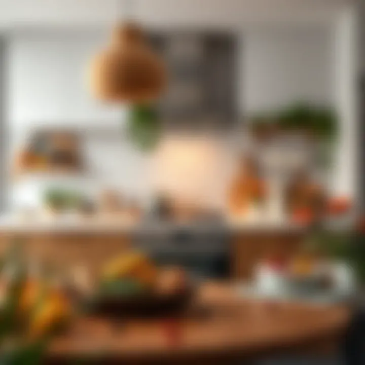 Practical Design Elements for An Elegant Kitchen A beautifully arranged kitchen showcasing practical design elements