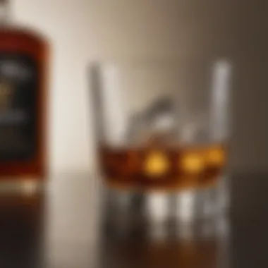 Whiskey Flavor Profile in Libbey Glass Close-up of whiskey in a Libbey glass highlighting flavor