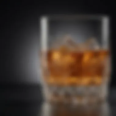 Intricately Designed Libbey Whiskey Glass Elegant Libbey whiskey glass showcasing its intricate design