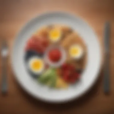 Portion Control Essentials A balanced plate representing portion control