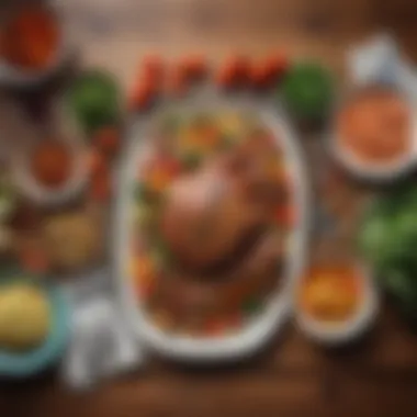 Strategic Meal Planning for Weight Loss Success An organized meal plan featuring meat and vegetable dishes