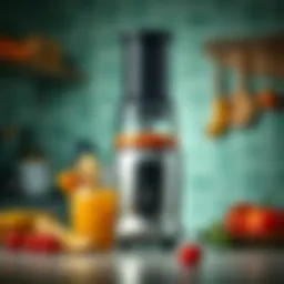 Sleek design of the Magic Bullet Juicer