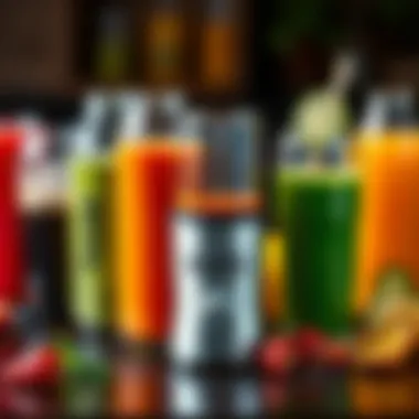 Delicious Juices Created by the Magic Bullet Variety of juices made with the Magic Bullet