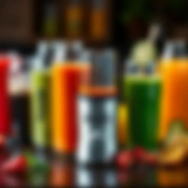 Delicious Juices Created by the Magic Bullet Variety of juices made with the Magic Bullet