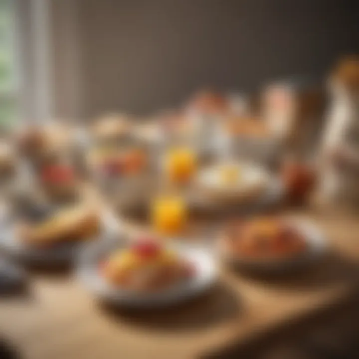 An infographic showing the rise in popularity of breakfast delivery services.