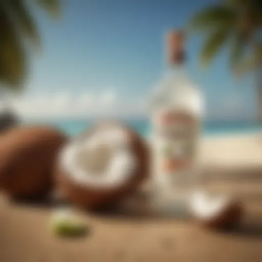 Nutritional breakdown of Malibu Coconut Rum