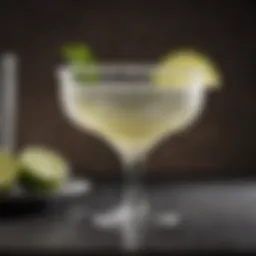 Elegant margarita glassware showcasing intricate designs