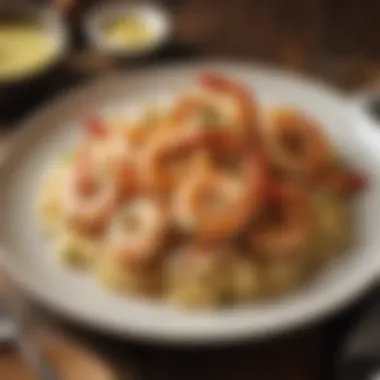 Perfectly sautéed garlic butter shrimp served on a plate
